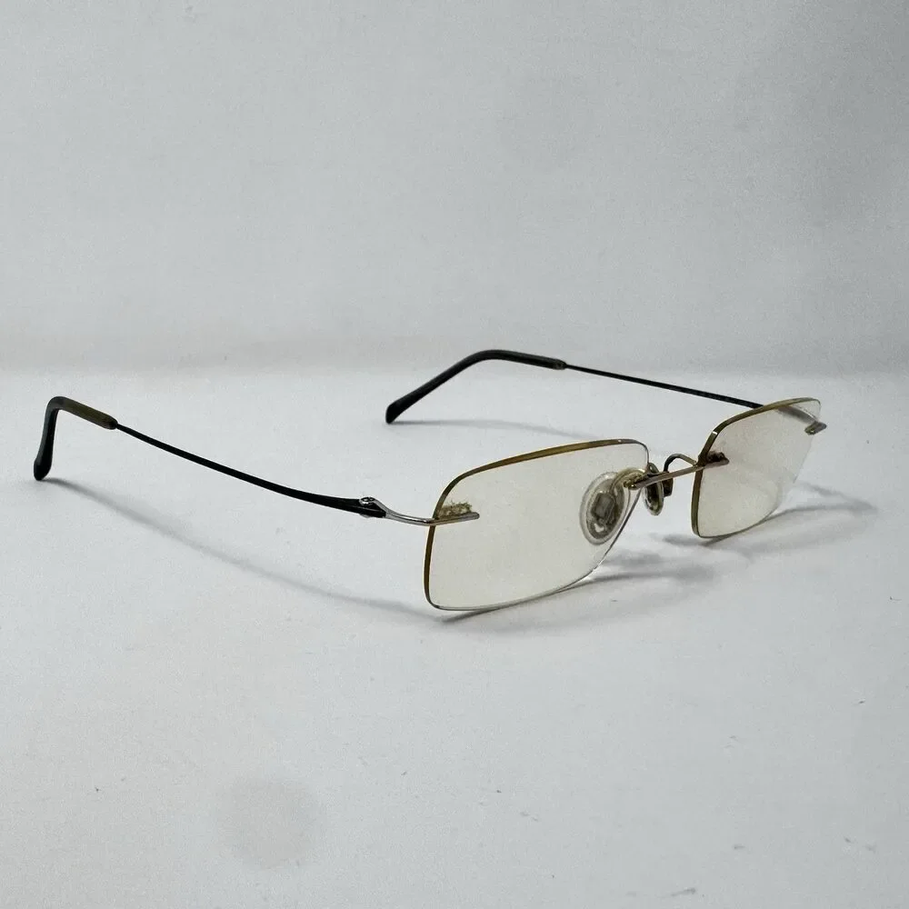 Charmant CH8333 WP Titanium Rimless Eyeglass Frames 49-19-140 Made in Japan